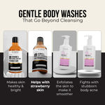 Buy Dr. Sheths’ Licorice & Lactic Acid Body Wash For rough, bumpy & strawberry skin | Exfoliates & evens skin tone | Sulphate Free | Gentle Exfoliating Shower Gel | Removes Tan & Dead Skin | Hydrates & Moisturizes |Refreshing Fragrance| 250 ml - Purplle