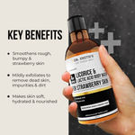 Buy Dr. Sheths’ Licorice & Lactic Acid Body Wash For rough, bumpy & strawberry skin | Exfoliates & evens skin tone | Sulphate Free | Gentle Exfoliating Shower Gel | Removes Tan & Dead Skin | Hydrates & Moisturizes |Refreshing Fragrance| 250 ml - Purplle