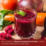 Buy Mystiq Living Beetroot Powder for Hair Mask, Hair Growth, Beet Root Powder for Face Pack and Lips | 100% Natural and Organic | Pure & High Natural Antioxidants | Boost Energy | Additive Free and Pesticides 100 gm each (pack of 2) - Purplle