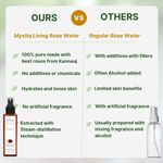Buy Mystiq Living Rose Water Spray for Face (100 ml) & Aloe Vera Gel For Face And Hair (220 gm) Dark Spots Removal Gel, Gulab Jal Rose Water Spray | Rose Water Toner Spray (combo of 2) - Purplle
