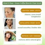 Buy Mystiq Living Tan Removal Face Scrub (100 gm) & Face Pack Green Coffee Blemish Clear (100 gm) with Kojic Acid, Anti Pigmentation, Dark Spot Removal, De tan Exfoliate Dead Skin and Blackheads , Skin Brightening & Glowing Skin For Women & Men (Combo of 2) - Purplle