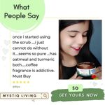 Buy Mystiq Living Tan Removal Face Scrub (100 gm) & Face Pack Green Coffee Blemish Clear (100 gm) with Kojic Acid, Anti Pigmentation, Dark Spot Removal, De tan Exfoliate Dead Skin and Blackheads , Skin Brightening & Glowing Skin For Women & Men (Combo of 2) - Purplle