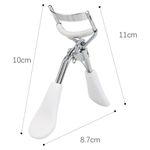 Buy Rhe Cosmetics Professional Eyelash Curler For Turning Headup Girl - White (10 gm) - Purplle