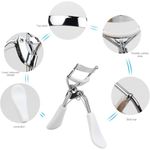 Buy Rhe Cosmetics Professional Eyelash Curler For Turning Headup Girl - White (10 gm) - Purplle