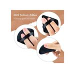 Buy Rhe Cosmetics Mini Triangle Pizza Powder Puff & Makeup Blender Sponge - Black (10 gm) - Purplle