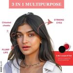 Buy Makeup By Siti Lip & Cheek Tint With Vitamin E & Jajoba Oil For Eyelids & Cheek - Morron Blossom (4 gm) - Purplle