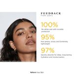 Buy Reform Your Skin: Matte Invisible Lightweight Sunscreen Spf 50, Pa+++, No White-Case, Transparent With Niacinamide(1%), Hyaluronic Acid(1%),Vitamin C, E, Blue Light Protection | For All Skin Types | Water & Sweat Resistant(30 ml) - Purplle