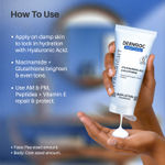 Buy DERMDOC Hya-Bright Body Lotion (180 ml) | With Glutathione, Hyaluronic Acid, Peptides & Niacinamide | Deep Moisturization | Evens Skin Tone | Non-Greasy | For Normal, Dry & Combination Skin - Purplle
