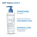 Buy Bioderma Atoderm Creme Ultra-Nourishing Moisturiser with Hyaluronic Acid & Ceramides - Pump Bottle 200 ml - Purplle