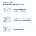 Buy Bioderma Atoderm Creme Ultra-Nourishing Moisturiser with Hyaluronic Acid & Ceramides - Pump Bottle 200 ml - Purplle