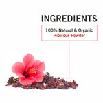 Buy TQS 100% Natural & Organic Hibiscus Powder- 100 gm - Purplle