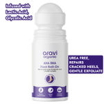 Buy Aravi Organic AHA BHA Foot Cream For Repair Cracked Heels| All Skin Types | Urea & Petroleum Free | 50 ml - Purplle