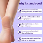 Buy Aravi Organic AHA BHA Foot Cream For Repair Cracked Heels| All Skin Types | Urea & Petroleum Free | 50 ml - Purplle