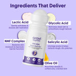 Buy Aravi Organic AHA BHA Foot Cream For Repair Cracked Heels| All Skin Types | Urea & Petroleum Free | 50 ml - Purplle