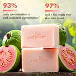 Buy Mcaffeine Brightening Tan Removal Soap- 1% Kojic Acid & Glutathione - Pack Of 3X100 gm | Moisturizing Bath Soap With Tangy Guava Fizz Perfume - Purplle
