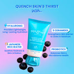 Buy Dot & Key Blueberry Hydrate Barrier Repair Oil-Free Moisturizer with Ceramides & Hyaluronic - 50 ml - Purplle