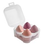 Buy Mepoint Makeup Sponge Blender Set Colorful Perfection: 4-Pack Colour May Vary - Purplle