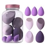 Buy Mepoint Makeup Sponge Set 7 Pcs Multi-color Foundation Blending Beauty Blender, Flawless for Liquid Creams and Powders Colour May Vary - Purplle