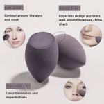 Buy Mepoint Makeup Sponge Set 7 Pcs Multi-color Foundation Blending Beauty Blender, Flawless for Liquid Creams and Powders Colour May Vary - Purplle