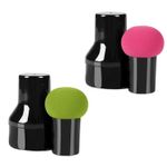Buy Mepoint Makeup Sponges Mushroom Makeup Blending Sponges with Handles Cases PACK OF 1 Colour May Vary - Purplle