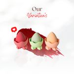 Buy Mepoint Multi-Colored Makeup Sponge with Holder - Convenient and Hygienic Storage Colour May Vary 2 pcs - Purplle