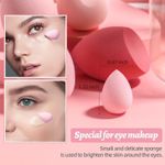 Buy Mepoint Makeup Sponge Set with Storage Case - 4 Blenders, 3 Mini Beauty Blenders, and 3 Finger Puffs set of 10 - Purplle