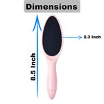 Buy Mepoint Double Sided Foot Scrubber for Dead Skin ovel shape (Color May Vary) 1 pcs - Purplle