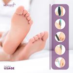Buy Mepoint Pedicure Tools for Feet - 8 in 1 Pedicure Kit | Foot Scrubber for Dead Skin, Callus Remover, Foot Scraper, Foot File, Pitchfork, Filer for Nail Repair - 1 Set - Purplle