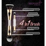 Buy Mepoint 4 in 1 Multifunctional Makeup Brush Set with Foundation Brush, Powder Brush, Eyeshadow Blending Brush & Flat Brush 1 pcs - Purplle