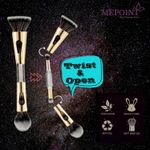 Buy Mepoint 4 in 1 Multifunctional Makeup Brush Set with Foundation Brush, Powder Brush, Eyeshadow Blending Brush & Flat Brush 1 pcs - Purplle