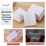 Buy Mepoint Makeup Cotton Pads (500pcs) - Natural, Double-Sided, Water-Saving, Soft & Gentle Facial & Eye Makeup Remover Pads 1 pcs - Purplle