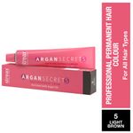 Buy Streax Professional Argan Secret Hair Colourant Cream - Light Brown 5 (60 gm) - Purplle