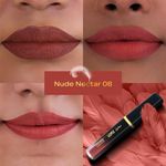 Buy FACES CANADA Comfy Matte Wow Liquid Lipstick - Nude Nectar 08 (3.8 ml) & Rose Gold Strobe Cream (30 ml) Combo - Purplle