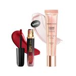 Buy FACES CANADA Comfy Matte Wow Liquid Lipstick - Maroon Maven 05 (3.8 ml) & Rose Gold Strobe Cream (18 ml) Combo - Purplle