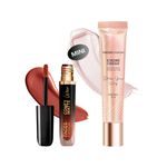 Buy FACES CANADA Comfy Matte Wow Liquid Lipstick - Nude Nectar 08 (3.8 ml) & Rose Gold Strobe Cream (18 ml) Combo - Purplle