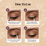 Buy Hilary Rhoda Showstopper Eyeliner | Smudge-proof Eyeliner | Metallic Glitter Eyeliner | Water-Resistant Eyeliner | 5 ml (Bride Gold - Shade 10) - Purplle