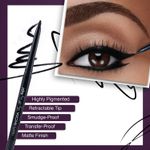 Buy Hilary Rhoda Slay All Day Kajal | Retractable & Long Lasting Kajal | Matte Finish | Highly Pigmented Kajal | Transfer-Proof Kajal | Smudge-Proof Kajal - 0.35 gm - Purplle