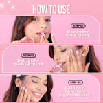 Buy Hilary Rhoda Bloom Mousse Lip N Cheek Tint | Waterproof & Smudge-Proof | 12-Hour Stay | Non-Drying Formula | Mousse Texture | Matte Finish - 5 gm (Pink Candy - Shade 01) - Purplle
