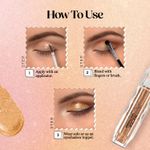 Buy Hilary Rhoda Showstopper Liquid Eyeshadow | Gel-Based Formula | Shimmer Finish | Highly Pigmented | Blends Easily | Create Versatile Looks | 2 ml (Desert Gold - Shade 02) - Purplle