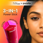 Buy NY Bae 3in1 Enhancer | Smudgeproof Matte Eyeliner | Volumizing Mascara | Brow Serum - Primes, Sets & Shapes | Magnetic Case | Eye Makeup | Travel Kit (18 ml) - Purplle