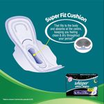 Buy Whisper Maxi Nights XL+ Sanitary Pads for Women, 15 pads - Purplle