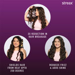 Buy Streax Heat Protect Spray for Hair - 100 ml, Hair Styling Spray for Women & Men I Protection upto 250°C & 2X Less Hair Breakage - Purplle
