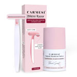 Buy Carmesi Bikini Razor - Pack of 1 & Underarm Roll On Deodorant for Women - Floral Sunset (50 ml) - Purplle