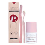 Buy Carmesi Facial Hair Removal Combo | Facial + Eyebrow Razor & Underarm Roll On Deodorant for Women - Floral Sunset (50 ml) | Instant & Painless Hair Removal | For Fresh Underarms All Day - Combo of 3 - Purplle