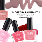 Buy FACES CANADA Ultime Pro Splash Mini Combo - Pink Pop, 20 ml | Quick Drying | Glossy Finish | Long Lasting | No Chip Formula | High Shine Nail Polish For Women | No Harmful Chemicals - Purplle