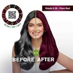 Buy Garnier, Hair Colouring Creme, Long-lasting Colour, Smoothness & Shine, Color Naturals, Shade: 6.26 Plum Red, 55 ml + 50 gm - Purplle