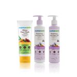 Buy Mamaearth Morning Routine Essentials Kit (Ubtan Facewash + Rosemay Anti- Hair fall Shampoo + Rosemay Anti- Hair fall Conditioner) (100 ml + 250 ml + 250 ml) Combo of 3 - Purplle