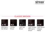 Buy Streax Professional Argan Secret Hair Colourant Cream- Light Brown Copper Matte 5.74 (60 gm) - Purplle