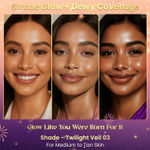 Buy FACES CANADA Strobe CC Tint - Twilight Veil 03, 27 ml | 5-in-1 Serum + Moisturizer + Primer + BB/CC Cream + Strobe Cream | Lightweight | Radiant Dewy Glass Skin Glow | Niacinamide & Hyaluronic Acid | For Light to Medium Skin - Purplle