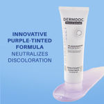 Buy DERMDOC Tint & Treat Kit (Combo of 2) | 4% Niacinamide SPF 50 PA +++ Ultra Violet Brightening Sunscreen (30 gm) | Beetroot Plumping Lip Balm (5.5 gm) - Purplle